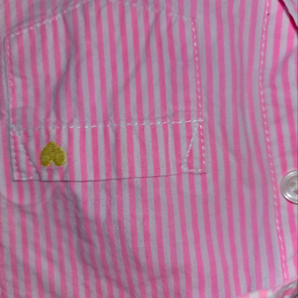 Carters girls button down shirt.  Like new